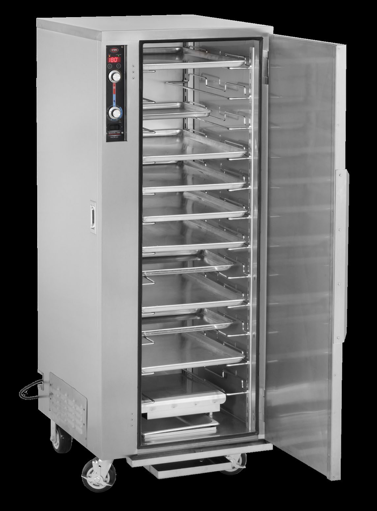 Product image #5 for FWE MT-1826-18 Full-Height Mobile Humidified Heated Holding Cabinet, 12 Pan Capacity, Stainless Steel