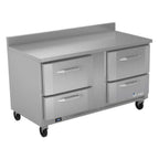 Thumbnail image #1 for Victory Refrigeration VWRD60HC-4 Two-Section Worktop Refrigerated Counter, 4 Drawers, 60"W, Stainless Steel Top, Front & Sides