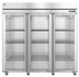 Thumbnail image #5 for Hoshizaki Steelheart R3A-FG Three-Section Reach-In Full Glass Door Refrigerator, 79.03 Cu. Ft., Standard Depth