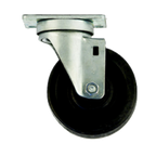 Thumbnail image #1 for New Age C430 Swivel Plate Caster, 4" Diameter, Hi-Temp Wheel, 400 lb Capacity, 1-1/2" Face