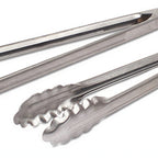 Thumbnail image #2 for JB Prince Edlund U591 12 12-Inch Stainless Steel Spring-Action Tongs, Non-Coated Handle