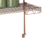 Thumbnail image #1 for SPG International Iss PWS14E1 Single Post-Mount Wall Bracket for 14" Shelf, Gray Epoxy Finish