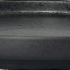 Thumbnail image #2 for International Tableware Alloy™ AL-22-CS Round Stoneware Wall Plate, 8-1/4", Straight Edge, Carbon Black Reactive Glaze Case of 2 Dozen