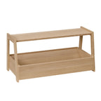 Thumbnail image #1 for Libbey APS Germany - Valo APS 14020 2-Tier Rectangular Wood Serving Tray, 21-1/4"L x 10-3/8"W x 10-3/8"H