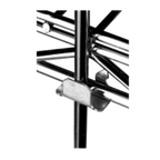 Thumbnail image #1 for Eagle Group R54-C 54"H Chrome Shelving Rod with 4 Tabs