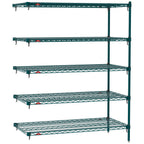 Thumbnail image #1 for Metro Super Erecta SA-1848K3-63-A5 Super Adjustable Super Erecta Wire Add-On Wire Shelving Unit, 48"W x 18"D x 63"H, 800 lb. capacity per shelf, 2000