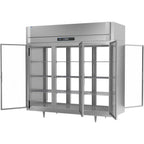 Thumbnail image #2 for Victory Refrigeration UltraSpec™ RSA-3D-S1-EW-PT-G-HC Three-Section Pass-Thru Reach-In Refrigerator with Glass Doors, Stainless Steel