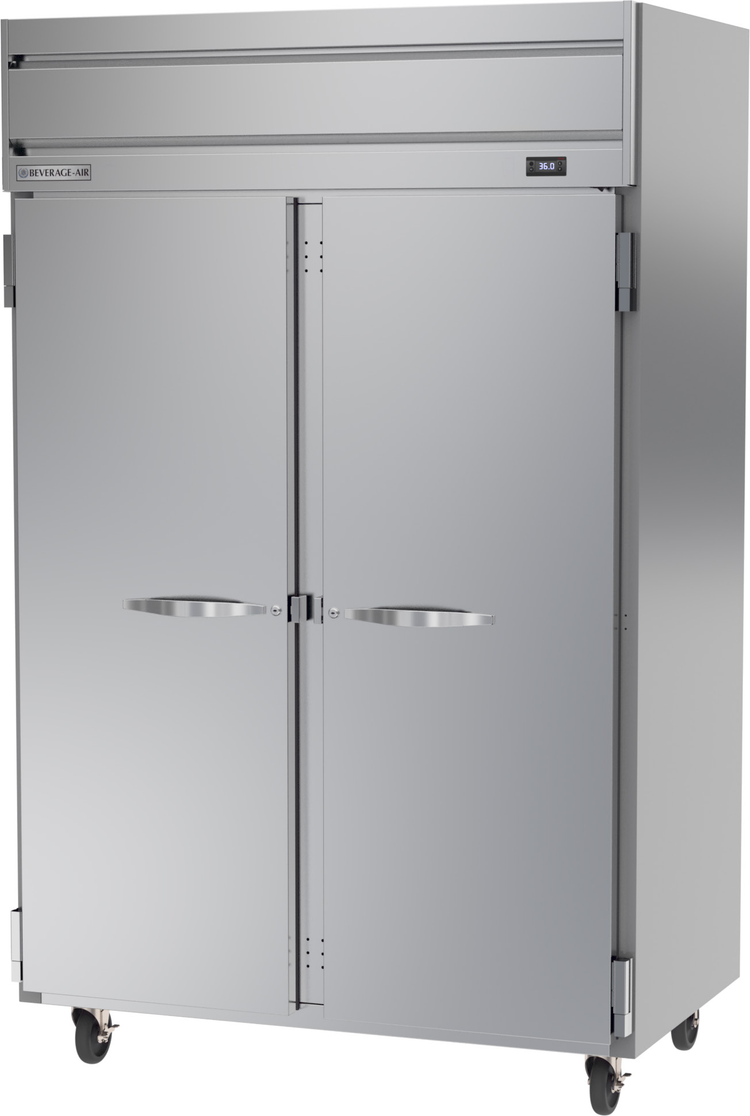 Product image #6 for Beverage-Air Horizon Series 52-Inch Wide Two-Section Top-Mount Reach-In Refrigerator with Solid Doors