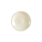 Thumbnail image #1 for CAC China Franklin FR-36 Round Ceramic Saucer, 4-1/2-Inch Diameter, European White Case of 3 Dozen