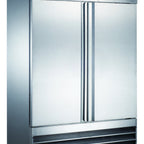 Thumbnail image #1 for SABA S-47F 2-Section Reach-In Freezer, 47 cu. ft., Full Solid Hinged Doors, Stainless Steel Interior & Exterior, Bottom-Mounted Refrigeration