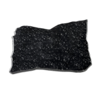 Thumbnail image #1 for G.E.T. Rocky Mountain High - EGS QS1611-GB Melamine Display Stone, Granite Black, Irregular, 16 x 11 x 5/8 in Case of 2