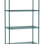 Thumbnail image #1 for Metro Super Erecta SE-3660K3-86-S4 Stationary Starter Wire Shelving Unit, 60"W x 36"D x 86"H, 600 lb. capacity per shelf, 2000 lb. capacity per unit