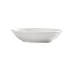Thumbnail image #1 for CAC China Lincoln 101-43 Round Porcelain Sauce Dish, 3" Diameter x 1"H, Bone White Case of 20 Dozen