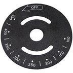 Thumbnail image #1 for AllPoints Foodservice Parts & Supplies 221447 Oven Temperature Dial Plate, 100°–450°F