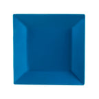 Thumbnail image #1 for CAC China Color Arts KC-8-PCK Square Ceramic Plate, 8-inch, Peacock Case of 2 Dozen