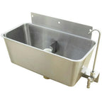 Thumbnail image #1 for USR Brands Prepline PDW-2 Ice Cream Dipper Well and Faucet Set, 304 Stainless Steel, Single Divider, Overflow Pipe