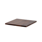 Thumbnail image #1 for Steelite International Creations Buffet 7367MW504 Square Wood Buffet Top Tier Tile, Dark Brown, 9.5 x 9.5 x 0.625 in