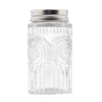 Thumbnail image #1 for TableCraft Products 13011 Glass Salt and Pepper Shaker, 3.5 oz, Clear Sunflower Pattern Case of 6