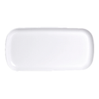 Thumbnail image #1 for Steelite International Delfin, Retro 7041DD207 Rectangular Melamine Slider Tray, White, 14" x 7" 1 Dozen