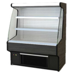 Thumbnail image #1 for RPI Industries Bandit SCRFC4860R Air Screen Display Case, 48" W x 60" H, Self-Contained Refrigeration, 2-Tier Shelves
