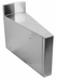 Thumbnail image #1 for CHOICE 15° Inside Wedge Underbar Corner Fillerboard, 24 Inch Deep, Stainless Steel, with Backsplash