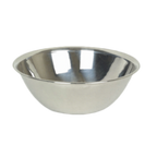 Thumbnail image #1 for Thunder Group SLMB002 Economy Stainless Steel Mixing Bowl, 1-1/2 Qt, Flat Base, Curved Lip, Mirror Finish Case of 144