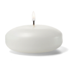 Thumbnail image #1 for Hollowick/Steelite Select Wax FC3W-72 Floating Candle, 3" Diameter x 1-3/16" Height, White