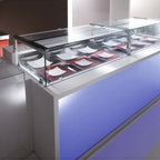 Thumbnail image #1 for Oscartek Rosa Pro ROSA PRO CBM2150 84-Inch Full-Service Heated Hot Food Display Case with Wet Bain Marie and Straight Glass Front