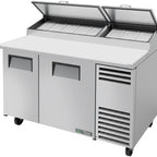 Thumbnail image #10 for True Mfg. - General Foodservice TPP-AT-60-HC 60-1/4-Inch 2-Section Pizza Prep Table, 2 Doors, 8-Pan Rail
