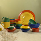 Thumbnail image #2 for G.E.T. Rio - EGS B91PL-MIX Round Melamine Plate, 9-Inch, Assorted Colors