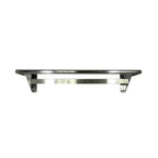 Thumbnail image #1 for SunFab SFPR-1448 Wall-Mount Stainless Steel Pot Rack with Shelf, 48"W x 14"D, 3 Hooks