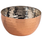 Thumbnail image #1 for Libbey APS Germany - Serving Pots APS 40738 Round Hammered Copper/Aluminum Serving Bowl, 6.7 oz., 3-1/2" Dia. x 2"H