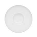Thumbnail image #1 for CAC China Transitions TST-H8 Porcelain Gourmet Bowl, 5 oz, 8" Round Hat Shape, Wide Rim, Embossed Case of 2 Dozen
