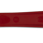 Thumbnail image #1 for JB Prince Rubbermaid U598 9.5 Flat Notched Spatula, 9-1/2", Red Handle, Heat Resistant to 500°F