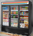 Thumbnail image #6 for True GDM-72-HC~TSL01 Three-Section Glass Door Refrigerated Merchandiser, Standard Look, Self-Contained Bottom-Mount
