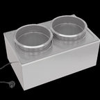 Thumbnail image #6 for Koolmore CFW-4 2-Pot Countertop Electric Food Warmer, 16 Qt., Wet or Dry, Thermostatic, Stainless Steel