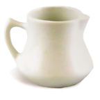 Thumbnail image #1 for International Tableware PC-4-EW Porcelain Creamer, 4-1/2 oz., European White, with Handle and Spout Case of 2 Dozen