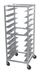 Thumbnail image #4 for Advance Tabco OT20-3 Mobile Full-Height Oval Tray Rack Cart, Open Sides, 20-Tray Capacity