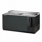 Thumbnail image #1 for Blue Air FSE LLC BBC-65B-HC Bottle Cooler, 64-1/2"W, 20.1 cu. ft., side-mounted refrigeration, stainless steel top, 2 locking sliding lids