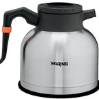 Thumbnail image #3 for Waring® Commercial WTC64 64 oz Stainless Steel Vacuum-Insulated Thermal Carafe with Brew-Through Lid and Decaf Ring Case of 6