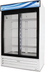 Thumbnail image #1 for Fogel Two-Section Sliding Glass Door Reach-In Refrigerator Merchandiser, 45 Cu. Ft., Bottom-Mounted Self-Contained
