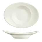 Thumbnail image #1 for Reserve by Libbey - Silk 987659327 Porcelain Oval Appetizer Dish, 2-1/2 oz, 6-1/2" x 4-3/4"