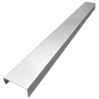 Thumbnail image #1 for IMC/Teddy WC-96 Wall Cap, 4" Legs x 8"W x 96"H, 16 Gauge Stainless Steel, 90° Bend