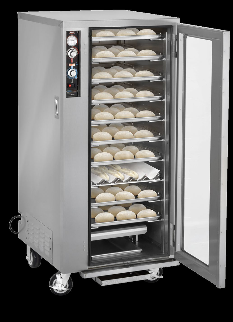Product image #6 for FWE PH-1826-15 Mobile 3/4-Height Insulated Proofer/Heated Holding Cabinet, 10-Pan, Stainless Steel