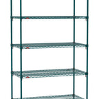 Thumbnail image #1 for Metro Super Erecta SA-1848K3-86-S5 Super Adjustable Super Erecta® Starter Wire Shelving Unit, 48"W x 18"D x 86"H, 800 lb. capacity per shelf, 2000
