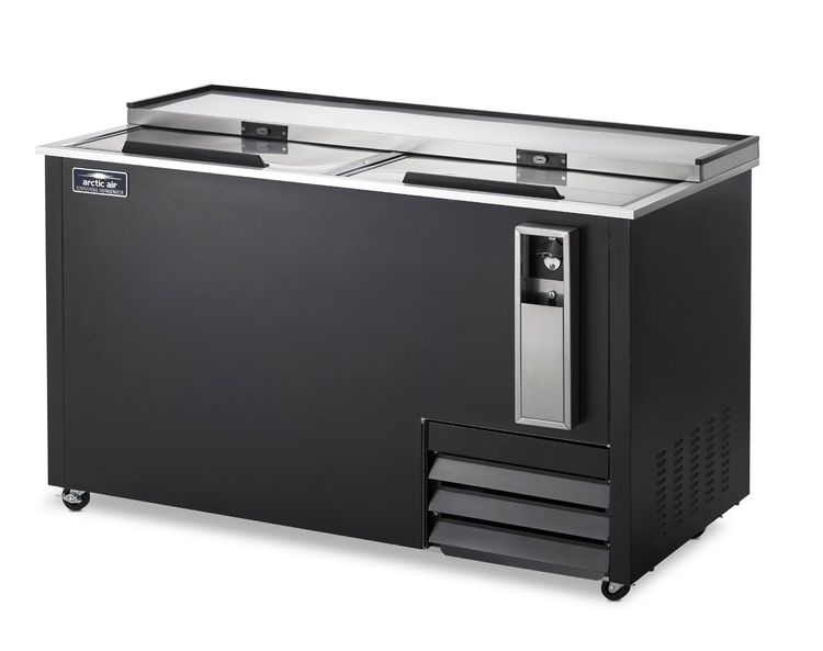 Product image #5 for Arctic Air AUB65R Horizontal Bottle Cooler, 64-1/2 Inch Wide, 19 Cu. Ft., Black Exterior