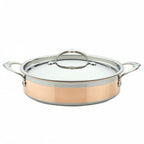 Thumbnail image #1 for Hestan Copperbond 31599 3.5 Qt Covered Sauteuse, Induction-Ready Copper & Stainless Steel