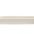 Thumbnail image #2 for Cal-Mil Isla 26123-1612-133 Oval Melamine Plate, 16 x 12 in, Wide Rim, Matte Ivory Case of 3