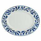 Thumbnail image #1 for Steelite International Delfin, Viva 7062DD303 Oval Melamine Plate, 9-Inch, Hand-Painted Look 1 Dozen