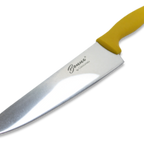 Thumbnail image #1 for Concasse MCCCHEF08AM 8-Inch Steel Chef's Knife with Yellow Plastic/Poly Handle Case of 60